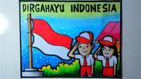 Contoh Poster Kemerdekaan Indonesia – Gambaran