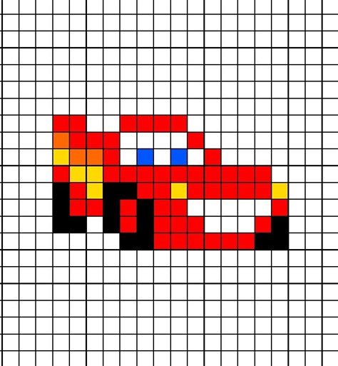 Lightning McQueen Pixel Art | Рисунки крестов, Вышитые крестиком открытки, Схемы вышивки крестиком