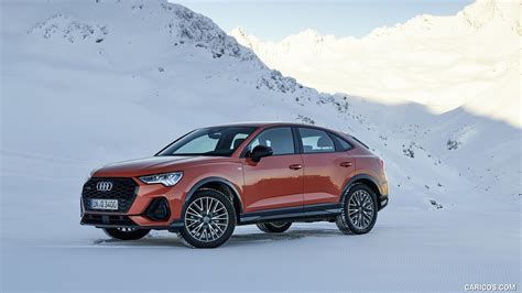 Audi Q3 Sportback | 2020MY (Color: Pulse Orange) | Front Three-Quarter