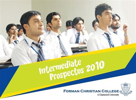 Admissions: Intermediate 1st year at FC College