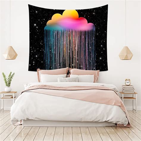 Rainbow Tapestry Aesthetic Wall Tapestry Girls Room Decor - Etsy