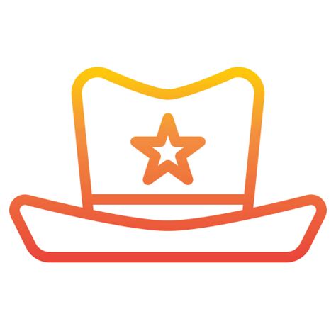 Cowboy hat itim2101 Gradient icon