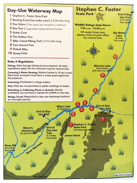 Okefenokee Swamp Map