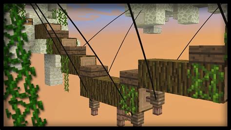 👌 Minecraft: How to Build a Rope Bridge - YouTube