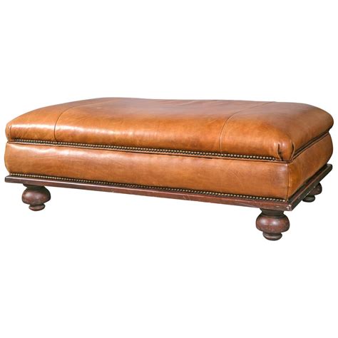 Ralph Lauren Leather Ottoman or Footstool at 1stDibs | ralph lauren ottoman, leather ottoman ...