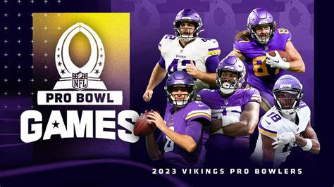 Five Vikings Selected to the 2023 NFL Pro Bowl Games