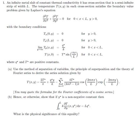 homework and exercises - Physical interpretation regarding heat ...