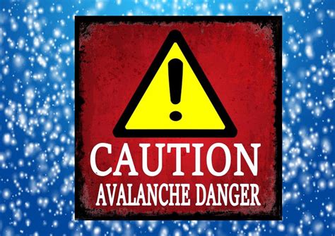 Vintage Style Novelty Skiing Caution Avalanche Danger Sign Wall Plaque – The Rooshty Beach