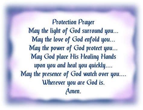 Protection Prayer | Prayer for protection, Prayers for healing, Prayer ...