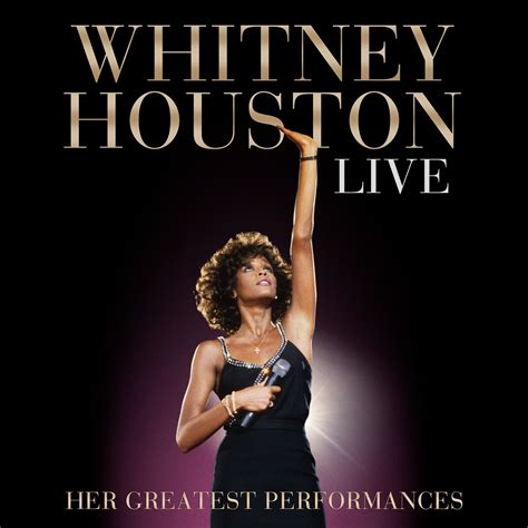 Live: Her Greatest Performances Album Cover by Whitney Houston