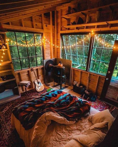 SACKCLOTH & ASHES @sackclothxashes Hippy Bedroom, Bohemian Bedroom, Cozy Bedroom, Cozy Cabin ...