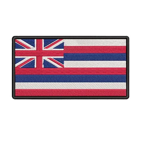 HAWAII STATE FLAG PATCH embroidered iron-on HAWAIIAN ISLANDS HI MAUI KONA OAHU $4.95 - PicClick