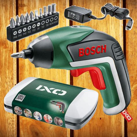 Bosch IXO Cordless Screwdriver Integrated 3.6 V Lithium-Ion Battery Cary Case UK 3165140800037 ...