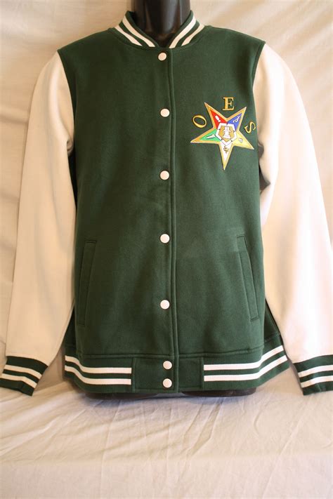 OES - Order of The Eastern Star varsity jacket | prise-creations | Order of the eastern star ...