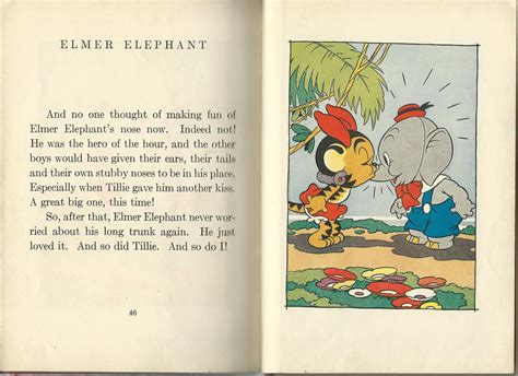 ELMER ELEPHANT by Walt disney story and illustrations: Very Good ...