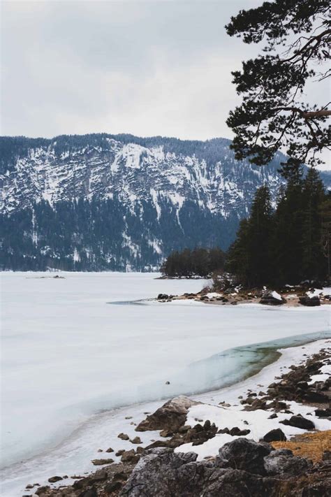 Lake Eibsee and Zugspitse : a Winter Wonderland - Captured By V