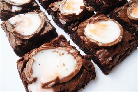 Cadbury Creme Egg Brownies