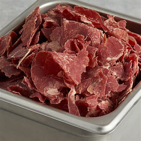 Knauss Foods 3 lb. Sliced Dried Beef Chips