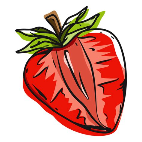 Half strawberry illustration #AD , #illustration, #strawberry ...