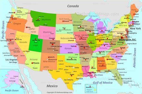 Printable List Of 52 States