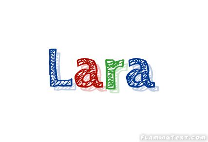 Lara Logo | Free Name Design Tool from Flaming Text