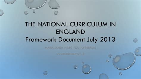 The new National Curriculum in England 2014