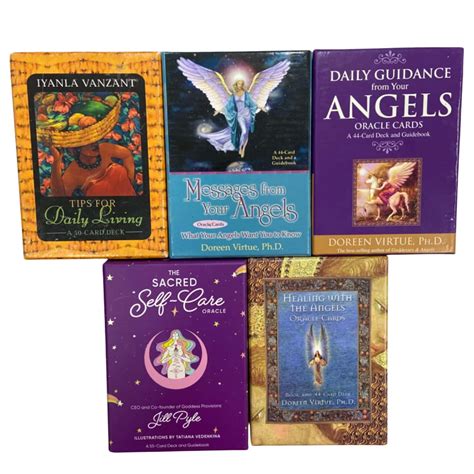 Oracle Cards Bundle x 5...plus Tips for daily living cards(s)