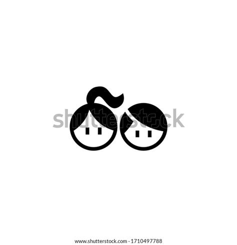 Kids Vector Icon Black Solid Flat Stock Vector (Royalty Free ...