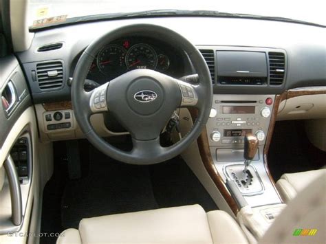 Warm Ivory Interior 2009 Subaru Legacy 2.5i Limited Sedan Photo ...