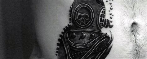 60 Amazing Diving Helmet Tattoo Designs for Men