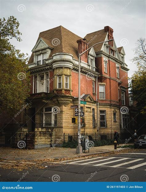 Beautiful Architecture in Bedford-Stuyvesant, Brooklyn, New York Editorial Stock Photo - Image ...