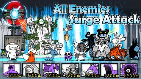 The Battle Cats - All Enemies With Surge VS Zombie Bosses! - YouTube