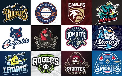 A Collection of 60 Baseball Logo Designs And Identities | Logo design ...