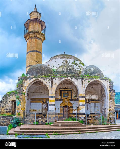 The dilapidated Great Al-Omari Mosque was built by Daher el-Omar in the Middle Ages, Tiberias ...