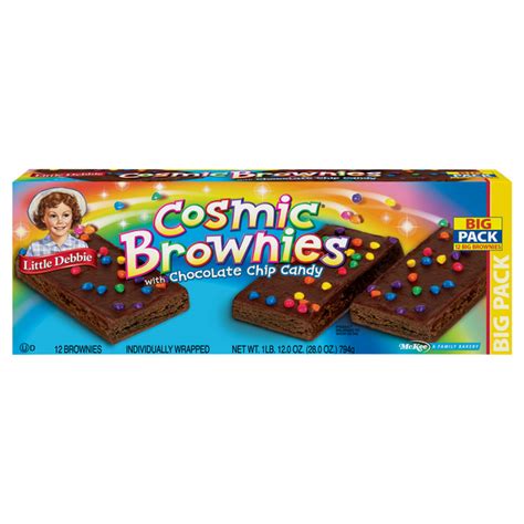 Save on Little Debbie Cosmic Brownies with Chocolate Chip Candy Big Pack - 12 ct Order Online ...