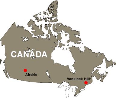 Airdrie Map - Canada