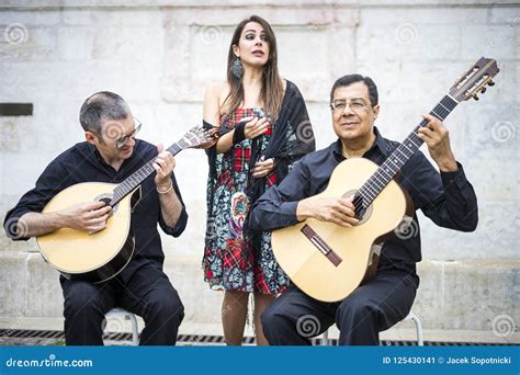 Fado Band Performing Traditional Portuguese Music in Alfama, Lisbon ...