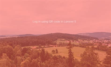 Log in using QR code in Laravel 5