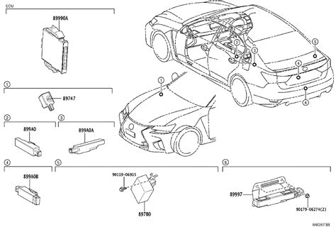 899A0-30030 Antenna Assy, Indoor Electrical Key, No.3 Lexus | YoshiParts