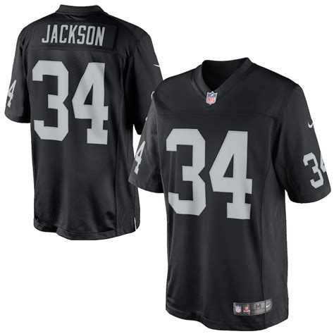 Mens Nike Bo Jackson Black Oakland Raiders Retired Player Limited Jersey