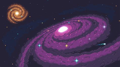 1366x768 Resolution Galaxies Pixel Art 1366x768 Resolution Wallpaper ...