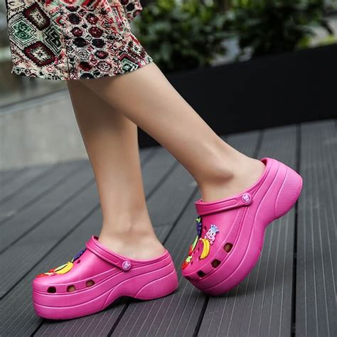 Fashion High Heel Crocs - Quymart Apparel