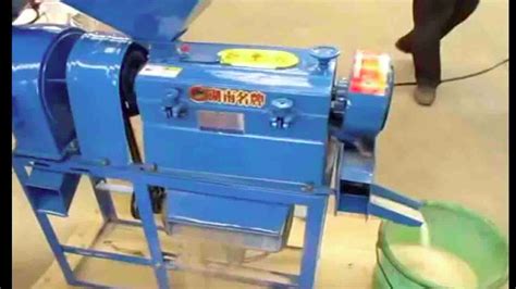 mini rice mill- 100 kg/hr - YouTube