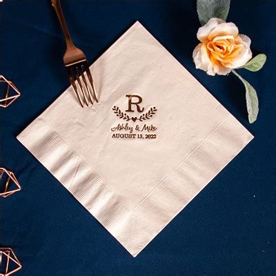 Personalized Wedding Napkins - Totally Weddings