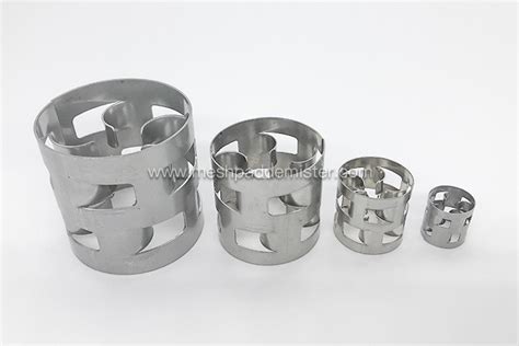 10mm Diameter Stainless Steel Pall Rings For Distillation Column