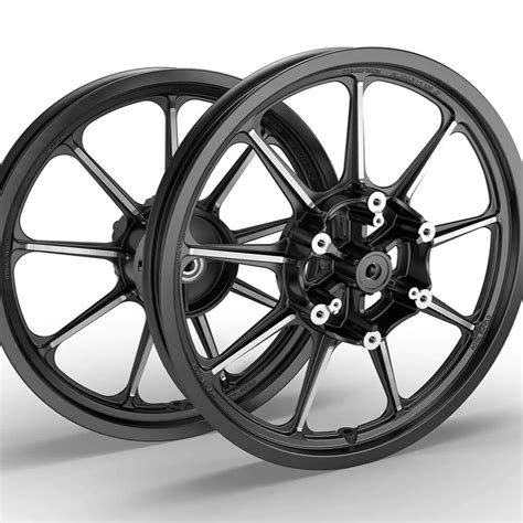 Black Alloy Wheels-Single | Bullmenn Motors Royal Enfield