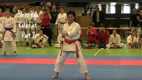 A Complete List of Shito Ryu Kata with Videos (P. 2)