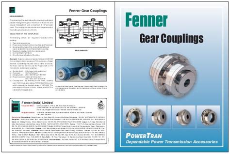 FENNER COUPLING CATALOGUE PDF