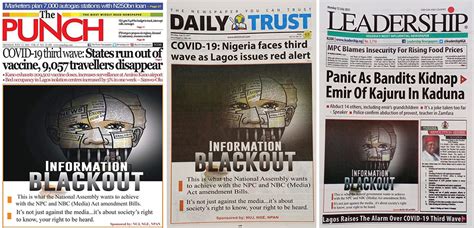 Nigerian media unite against Buhari govt's quest to censor press