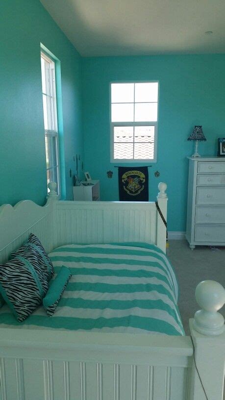 Sherwin williams tantalizing teal Pb teen duvet Custom pillows Kenzie wants her room to be this ...